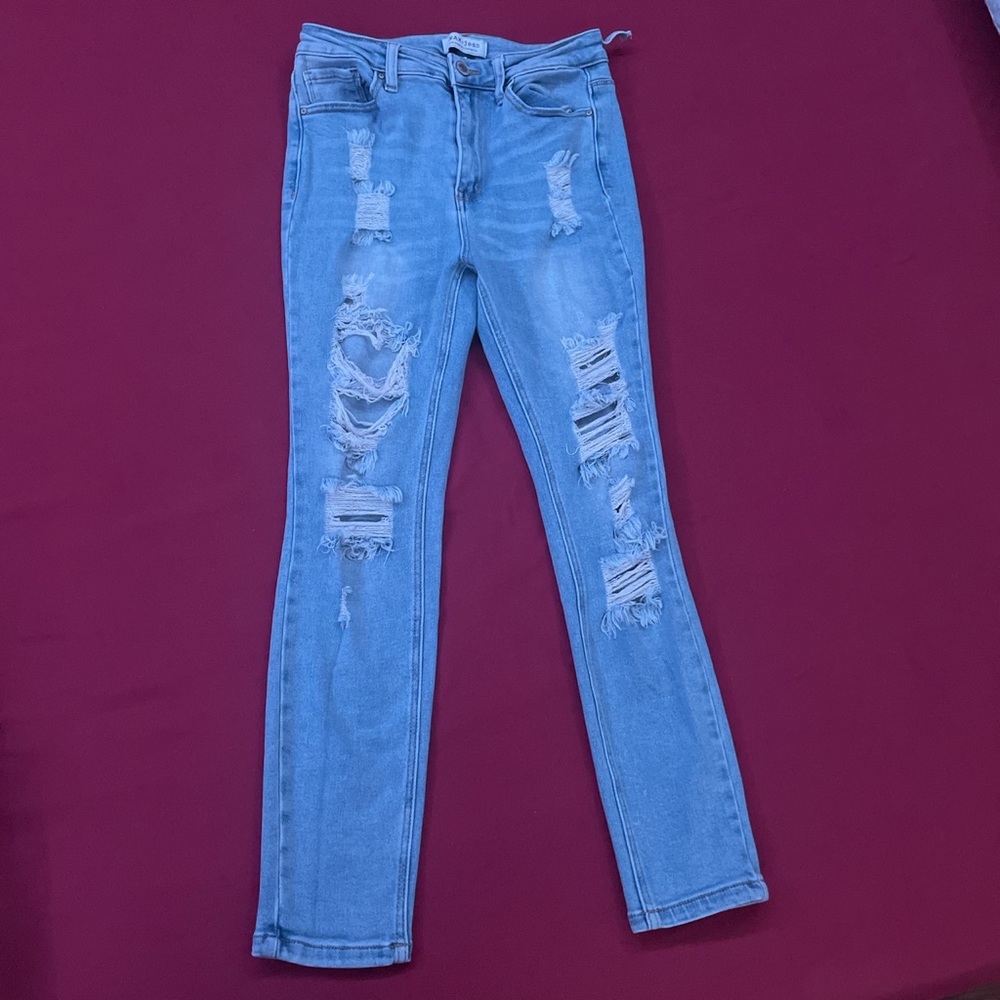 Wax + Jean Ripped Jeans